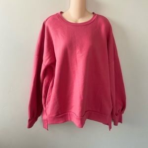 Zenana Women Rose Pullover With Pockets Size XL